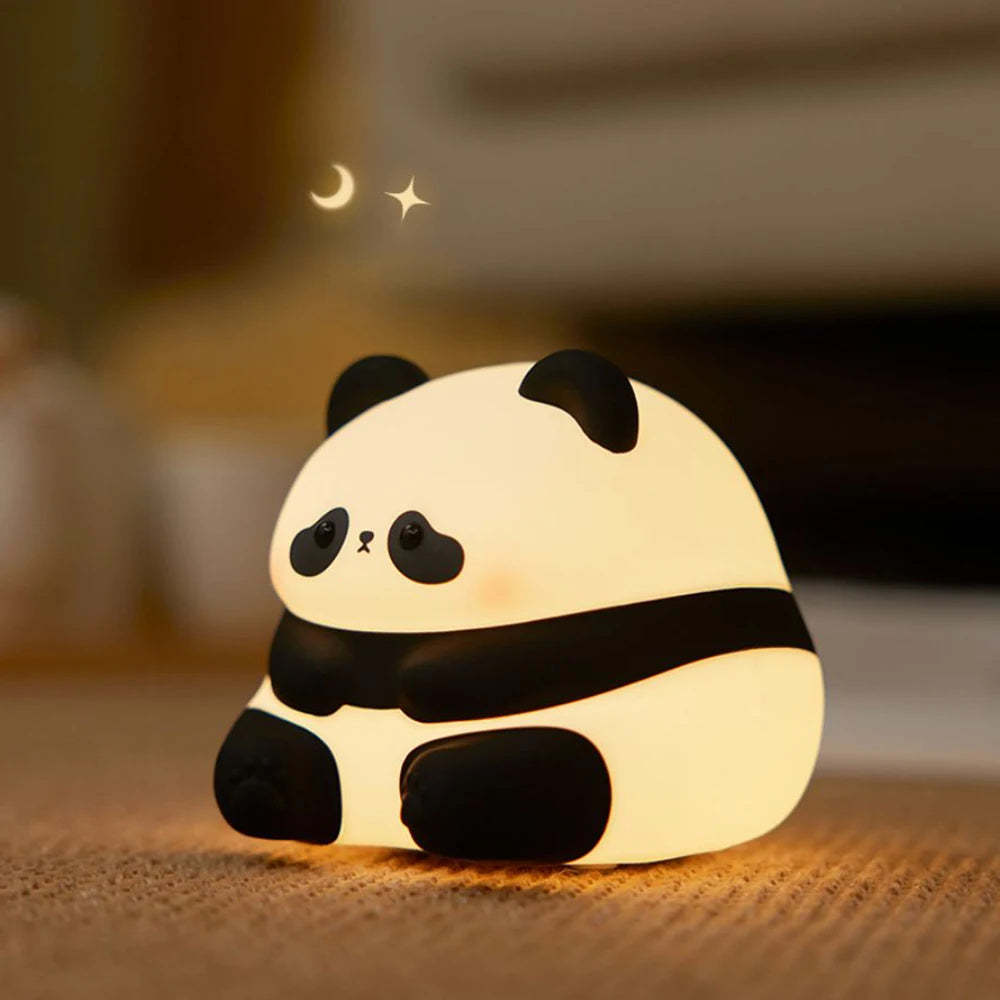 Panda Night Lights For Kids | Rechargeable Silicone Lamp Festaan