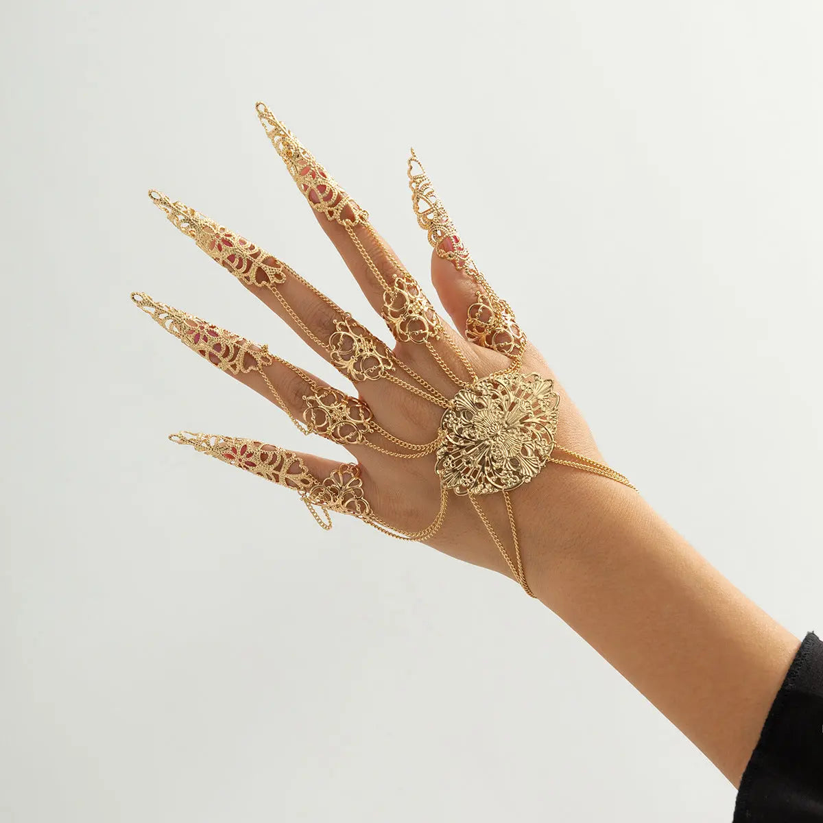 Halloween Taper Tassel Nail Back Chain | Women’s Nail Jewelry Festaan
