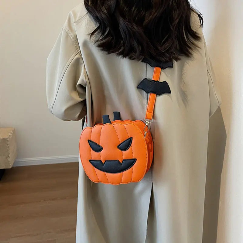 Halloween Bags Funny Pumpkin | Cartoon Shoulder Bag Festaan