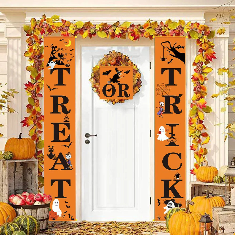 Halloween Decoration Outdoor Banner | Halloween Couplets Festaan