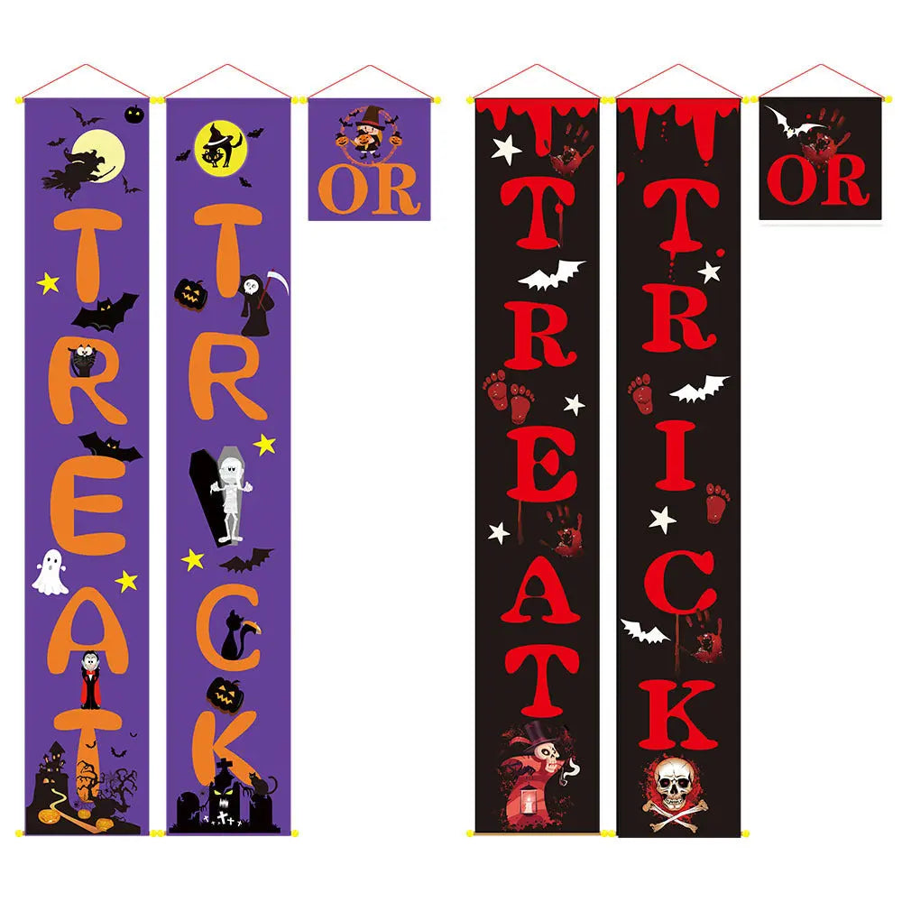 Halloween Decoration Outdoor Banner | Halloween Couplets Festaan