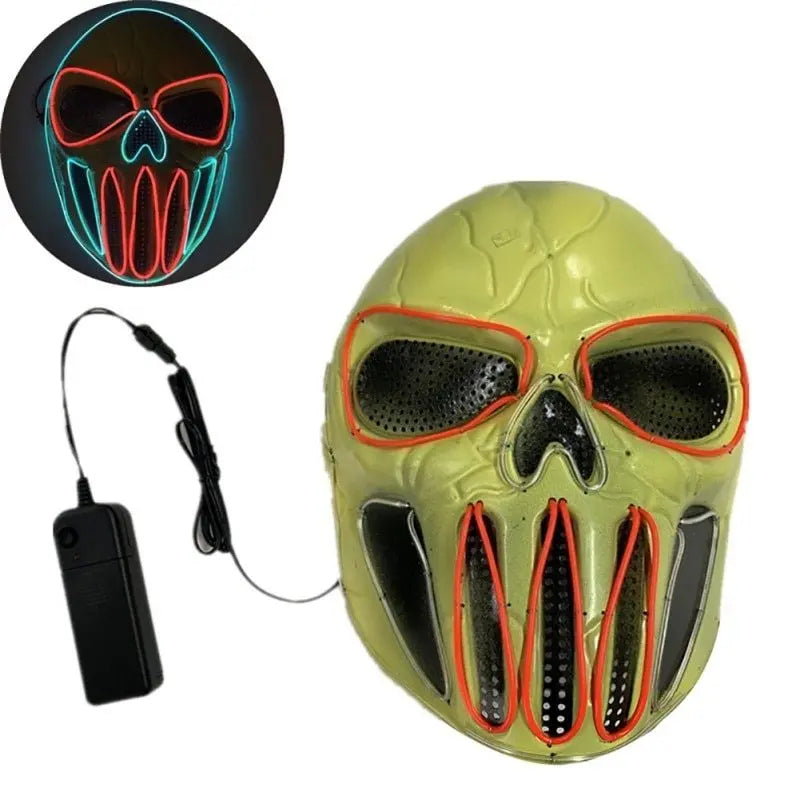 Halloween Mask | Ice Blue & Red Party Mask Festaan