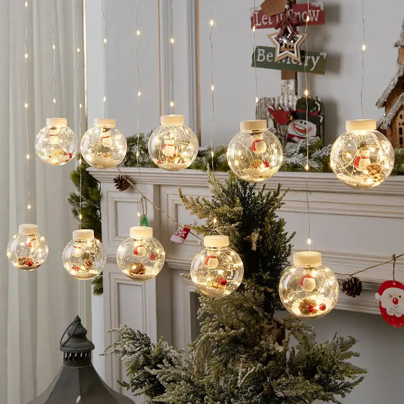 Window Decoration Christmas Light Room | LED Curtain Lamp Festaan
