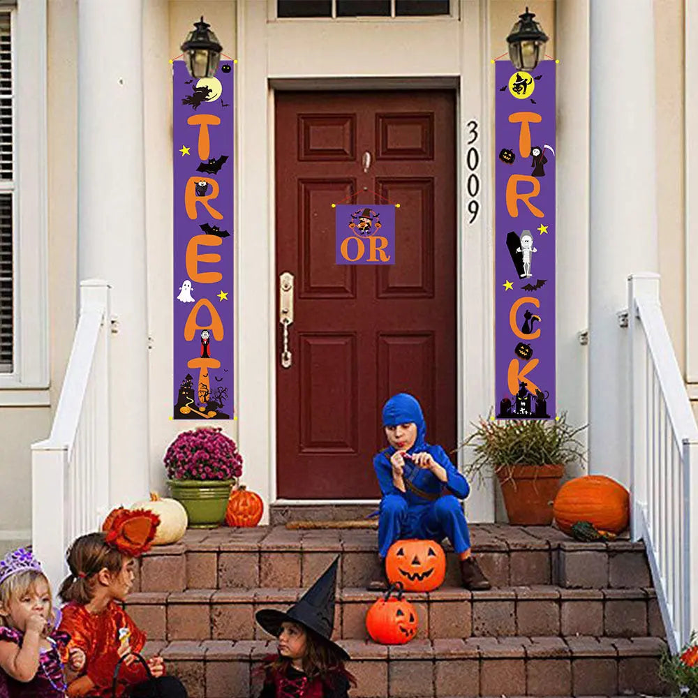 Halloween Decoration Outdoor Banner | Halloween Couplets Festaan
