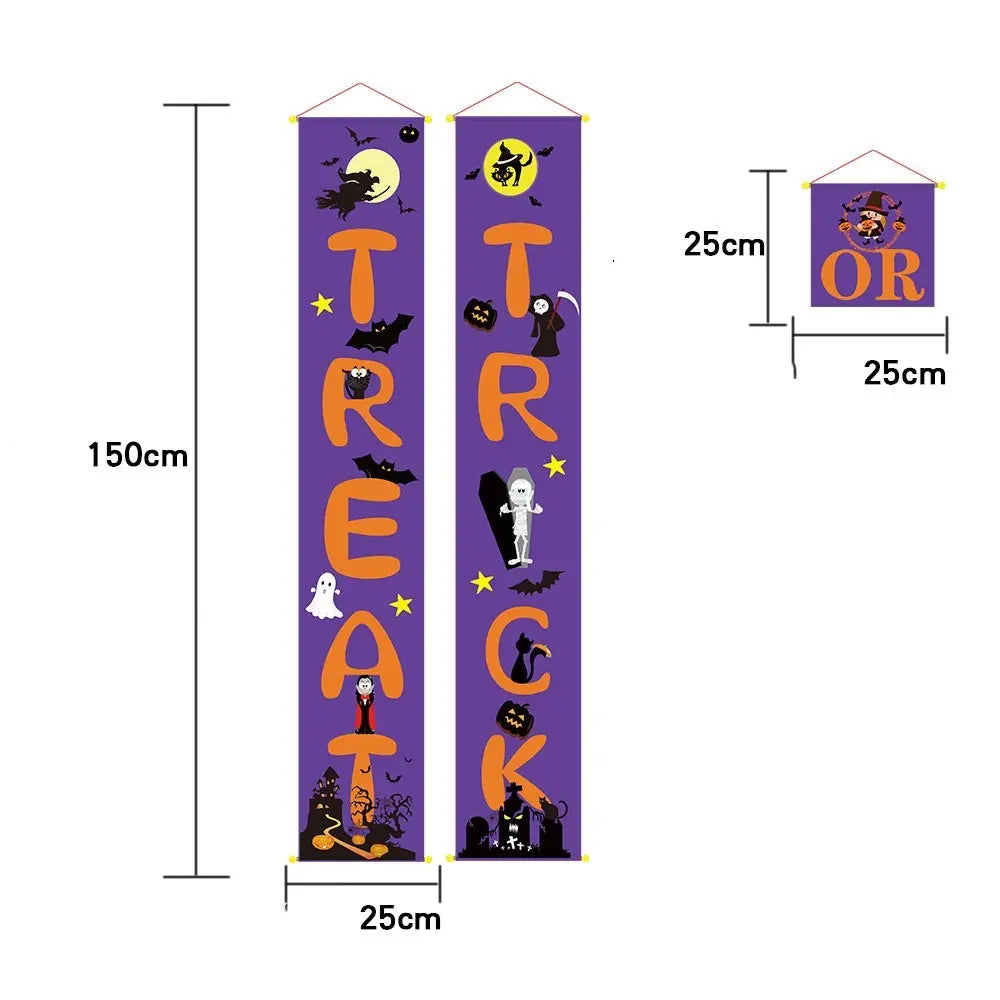 Halloween Decoration Outdoor Banner | Halloween Couplets Festaan