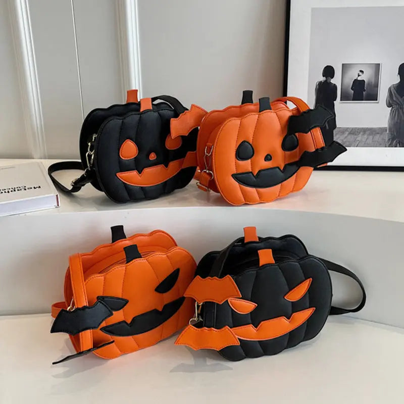 Halloween Bags Funny Pumpkin | Cartoon Shoulder Bag Festaan