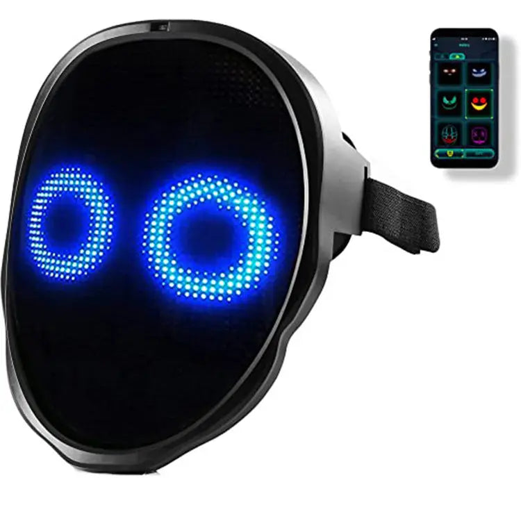 Halloween Face Masks Full Color LED | Luminous Party Mask Festaan