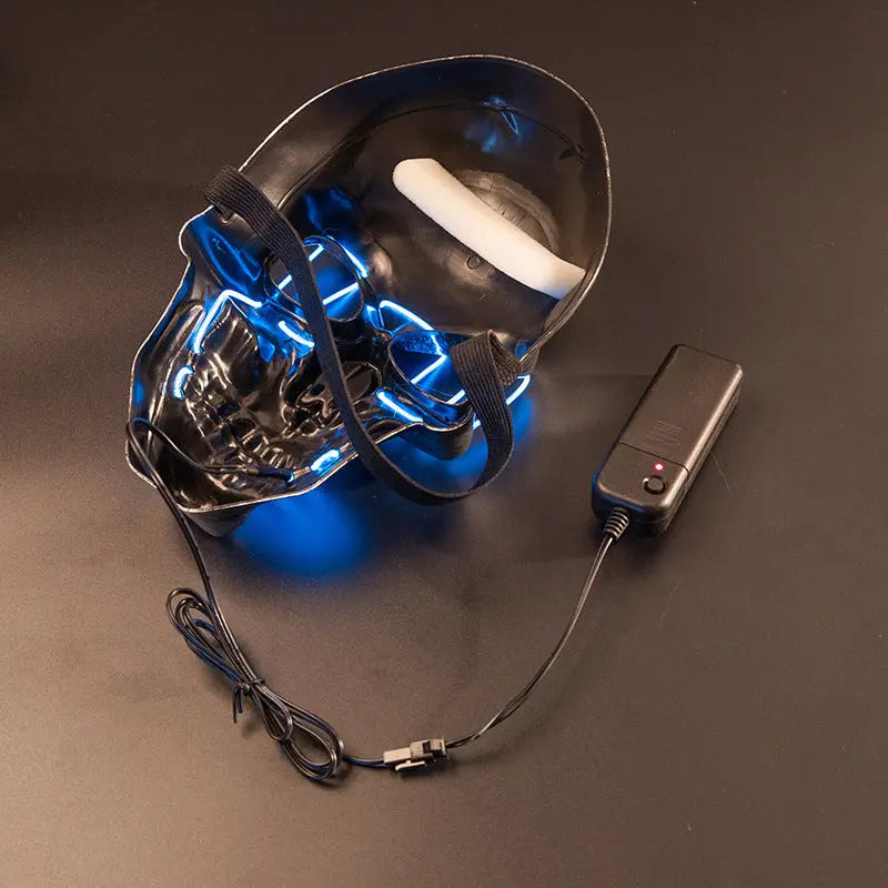 LED Halloween Face Mask | Light Up Spooky Party Mask Festaan