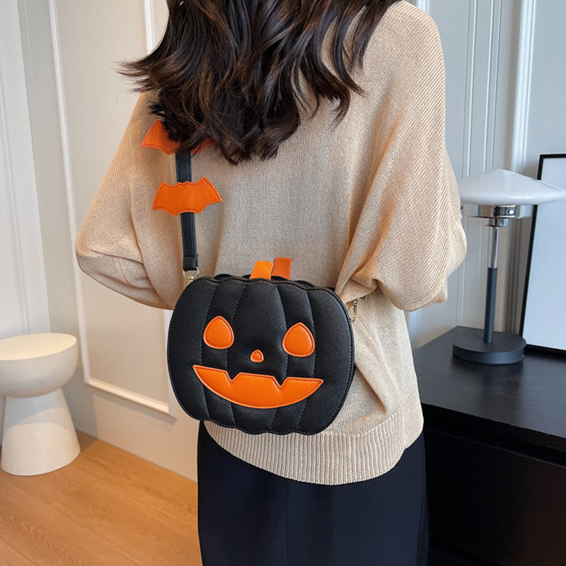 Halloween Bags Funny Pumpkin | Cartoon Shoulder Bag Festaan