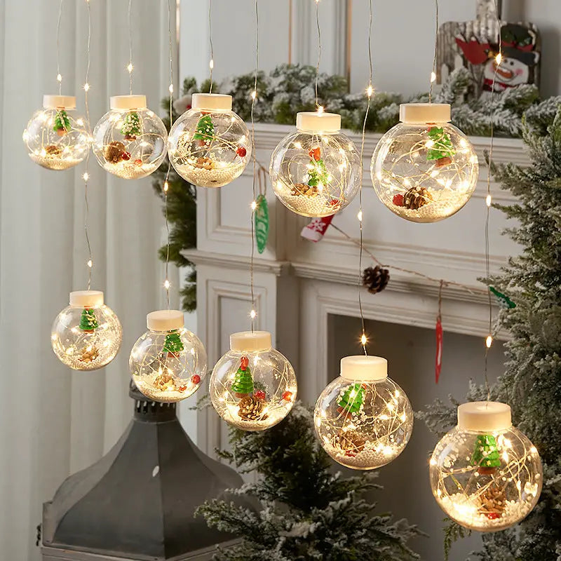 Window Decoration Christmas Light Room | LED Curtain Lamp Festaan