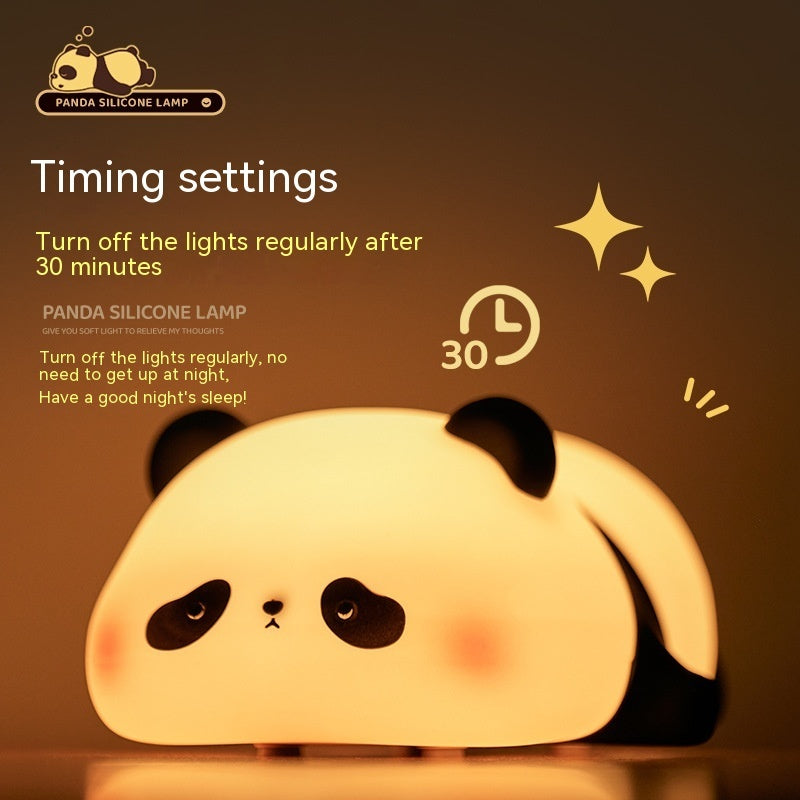 Panda Night Lights For Kids | Rechargeable Silicone Lamp Festaan
