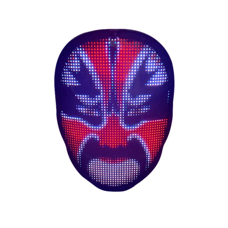 Halloween Face Masks Full Color LED | Luminous Party Mask Festaan