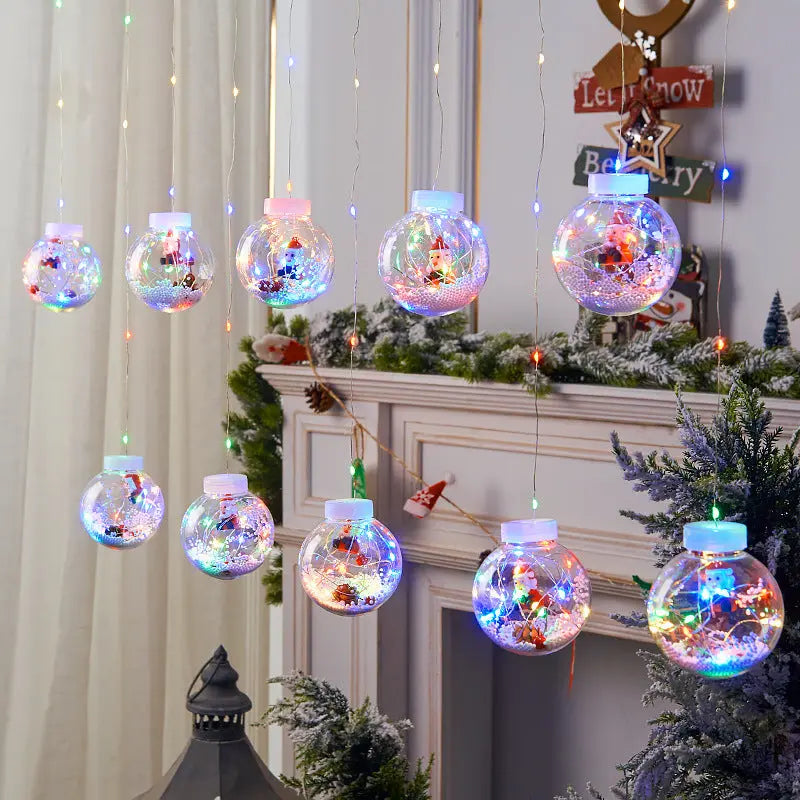 Window Decoration Christmas Light Room | LED Curtain Lamp Festaan