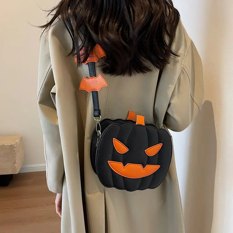 Halloween Bags Funny Pumpkin | Cartoon Shoulder Bag Festaan