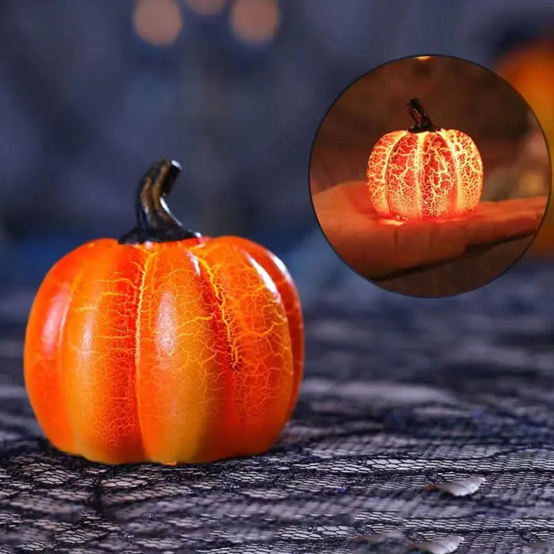 Festaan Halloween Pumpkin Lantern | LED Candle Light Pumpkin Décor Festaan