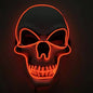 Skull LED Glowing Halloween Mask | EL Wire Design Festaan