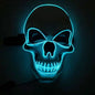 Skull LED Glowing Halloween Mask | EL Wire Design Festaan