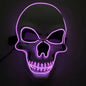 Skull LED Glowing Halloween Mask | EL Wire Design Festaan