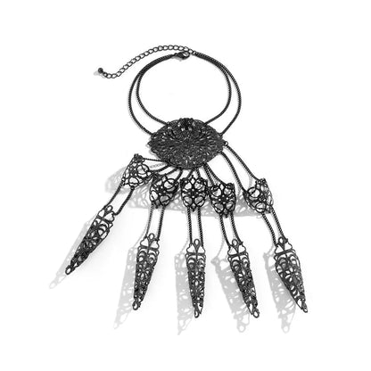 Halloween Taper Tassel Nail Back Chain | Women’s Nail Jewelry Festaan