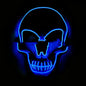 Skull LED Glowing Halloween Mask | EL Wire Design Festaan
