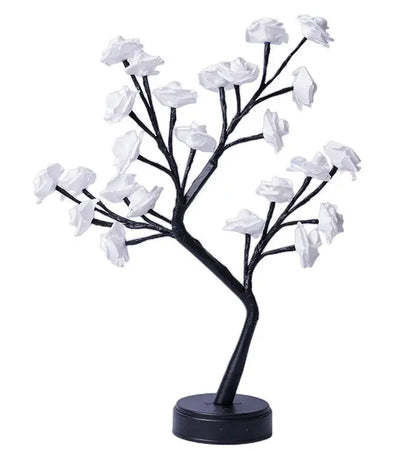 Table Lamp Flower Tree | Rose Night Light USB Festaan