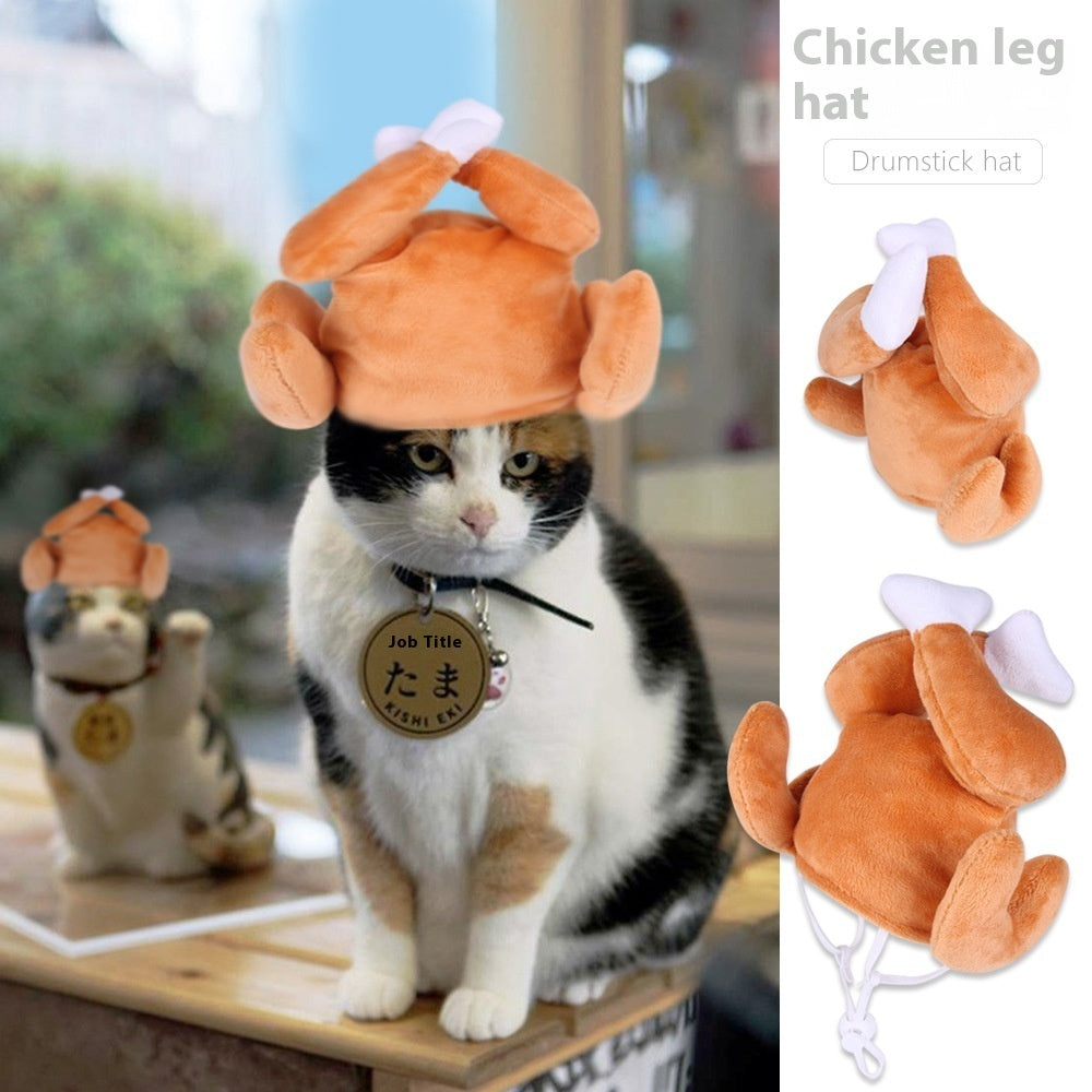 Cute Sunflower Pet Hat – Funny Cat & Dog Headgear