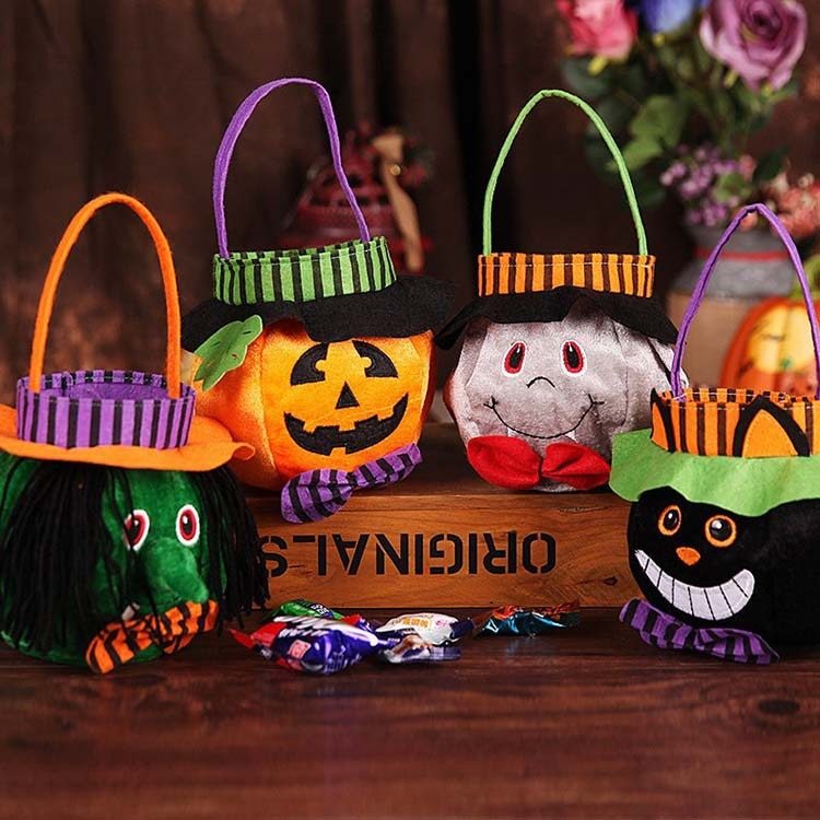 Halloween Candy Bags Cute Gift Bag Pumpkin