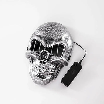 LED Halloween Face Mask | Light Up Spooky Party Mask Festaan