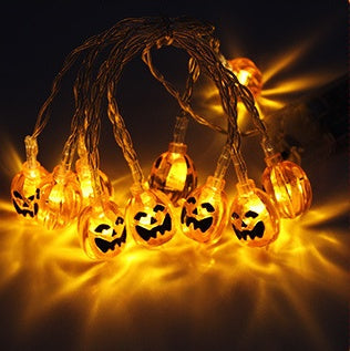 Festaan LED Pumpkin String Lights | Indoor & Outdoor Halloween Fairy Lights Festaan