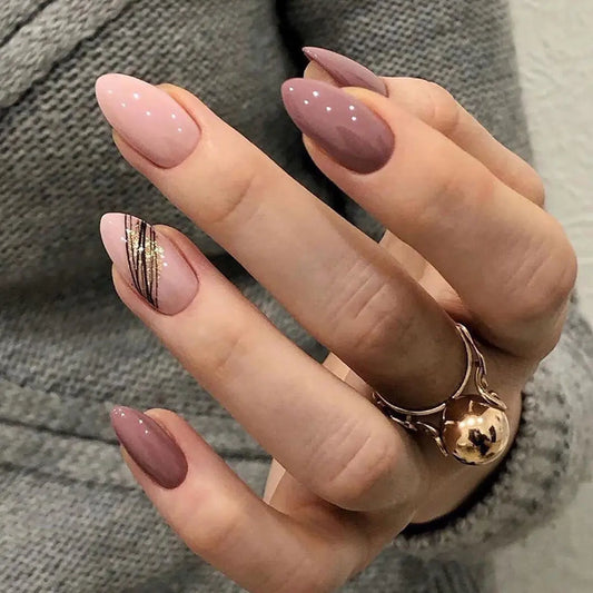 Gold Thread Waterproof Nail Patches