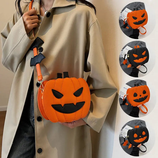 Halloween Pumpkin Cartoon Shoulder Bag