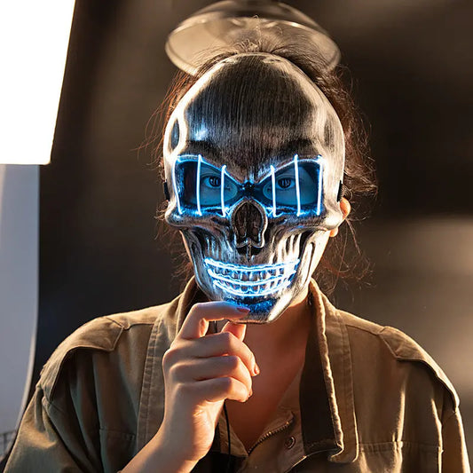 LED Halloween Party Mask
