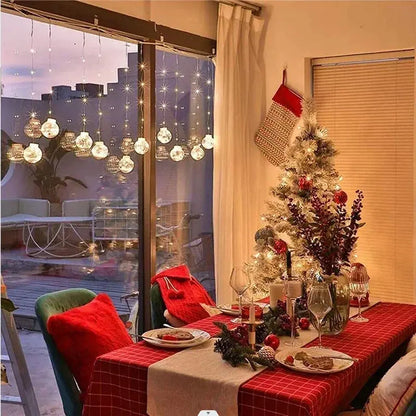 Window Decoration Christmas Light Room | LED Curtain Lamp Festaan