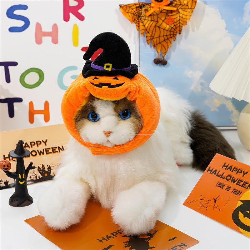 Halloween Pumpkin Pet Vest – Funny Dog & Cat Costume