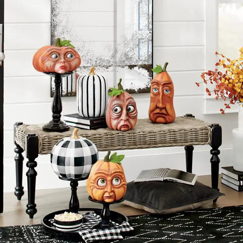 Halloween Pumpkin Decoration Combo – 6 Piece Venue & Garden Props Festaan