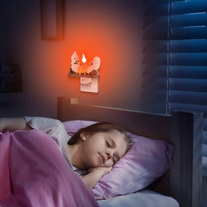 2PCS Ghost Campfire Night Light | Flickering Flame Halloween Decoration Festaan